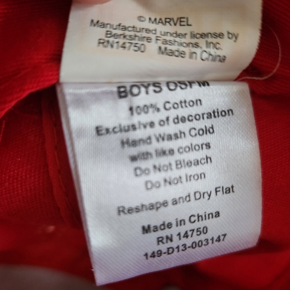 Marvel spider boys cap - Picture 7 of 8